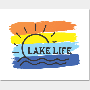 Lake Life Gifts Posters and Art